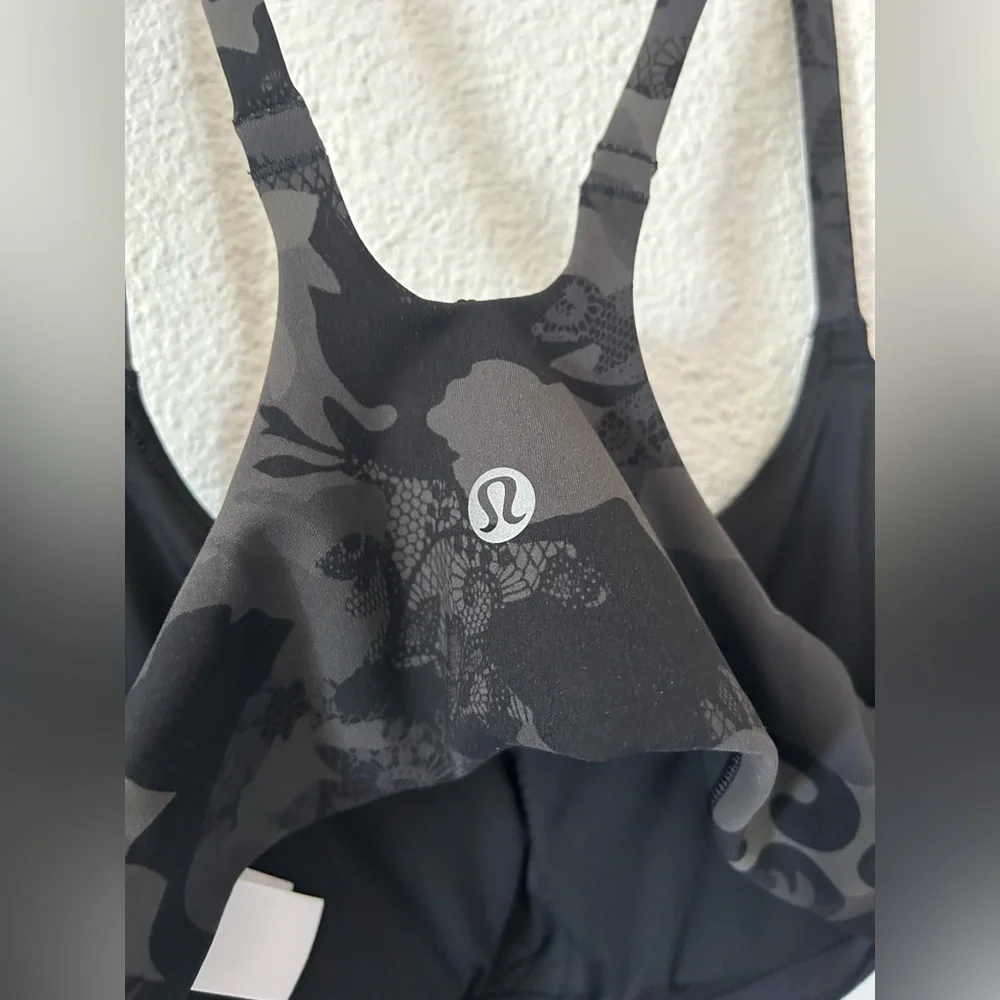 Wunder Train Strappy Racer Bra - Hidden Heritage Lace Black sz 6 - Picture 6 of 10